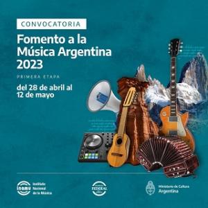 Convocatoria para el Fomento a la Música 2023